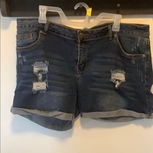 1826 Brand distressed shorts